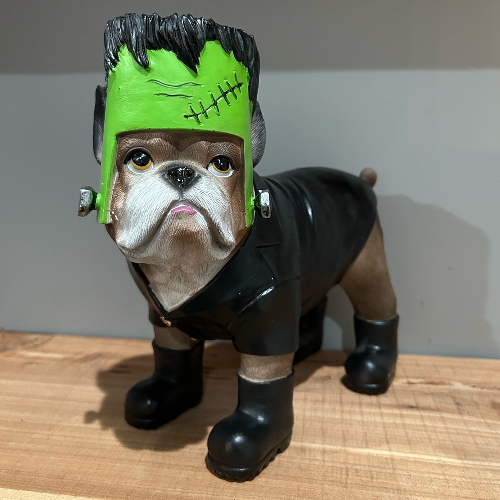 NEW Humane Society Frankenstein Costume Bulldog Decor